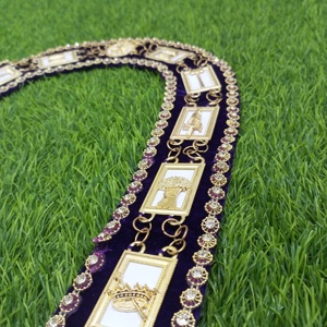 Ordre des colliers de chaîne d'étoile orientale Colliers de chaîne OES, colliers de chaîne maçonniques - Product Image 4