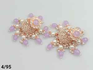 แบบดั้งเดิมและทันสมัยออกแบบล่าสุดเครื่องประดับอินเดียขายส่งของ jhumka kundan ต่างหูสำหรับผู้หญิงเครื่องประดับต่างหูทันสมัย - Product Image 2