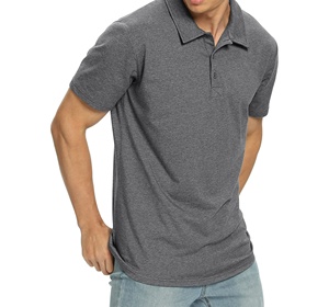 Polos de hombre de primera calidad, 100% algodón doble, color liso, para deportes y golf, venta al por mayor. - Product Image 1