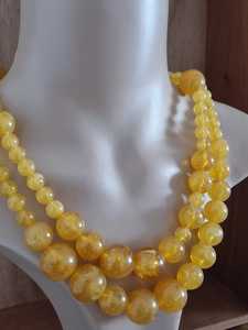 MN EXPORTS New Fashion Hand-made <b>Resin</b> Beaded Natural Pearl Necklace for Women Colorful Summer Beach Party Jewelry - Product Image 4
