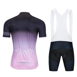 Ensemble de vêtements de cyclisme d'été décontractés respirants pour hommes, maillot rembourré à manches courtes, short à bretelles à séchage rapide, collants Pakistan - Product Image 2