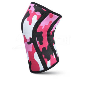 Mangas de rodilla gruesas antideslizantes suaves de alta calidad de neopreno personalizadas para levantamiento de pesas y uso en el gimnasio - Product Image 5