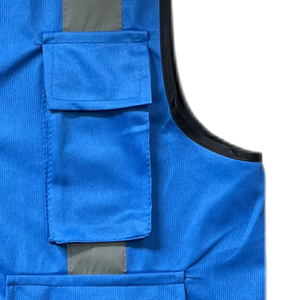 Gilets de sécurité haute visibilité pour la sécurité routière, 100% polyester, vêtements de travail, gilet haute visibilité avec bandes réfléchissantes pour les travailleurs - Product Image 5