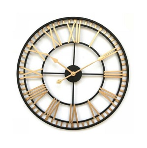 <b>Metal</b> Wall <b>Clock</b> for Living Room, Bedroom, Office, Kitchen, Home and Hall - Product Image 3