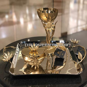 Quemador de incienso y Bakhoor de Metal con diseño anhelado a mano Quemador de interior de acero de Metal pulido con espejo de alta calidad - Product Image 3