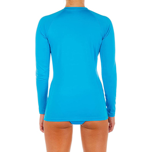 Rashguard pour femmes imprimé sur mesure à manches longues Rashguard de surf à manches courtes Combinaison de rashguard pour femmes OEM Respirant - Product Image 6