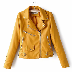 Veste en cuir vintage embossée imperméable pour homme, nouvelle collection hiver 2025, doublure en laine, fermeture éclair et logo sur le devant - Product Image 4