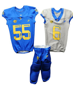 Conjunto de Uniforme de Fútbol Americano Reversible de Jersey, Impresión por Sublimación de Alta Calidad, Proveedor de Uniformes de Fútbol Americano Personalizados - Product Image 1