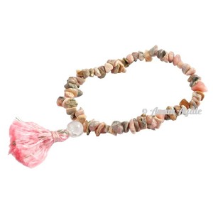 Pulsera de piedra de chip de Aventurina de melocotón Natural, venta al por mayor, pulsera de chips curativos Reiki hecha a mano, proveedor a granel, meditación, venta al por mayor - Product Image 5