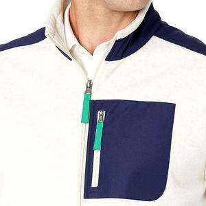 Dernier design de vestes polaires décontractées pour hommes séchage rapide et respirabilité pour l'hiver prix raisonnable gilet personnalisé OEM - Product Image 6