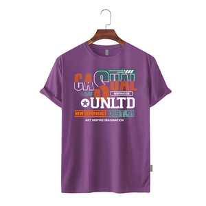 เสื้อยืดผู้ชายถักแบบลำลองสำหรับฤดูร้อนปี 2026 ผ้าฝ้าย 100% แขนสั้น คอกลม ระบายอากาศได้ดี เป็นมิตรกับสิ่งแวดล้อม ป้องกันรอยยับ มีไซส์ใหญ่ - Product Image 1