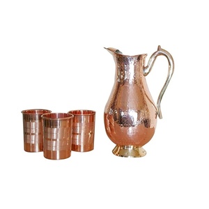 Pichet en cuivre imprimé et nouveau Offre Spéciale pichet à eau froide pichet en cuivre avec poignée en cuivre et pichet à usage familial domestique - Product Image 1