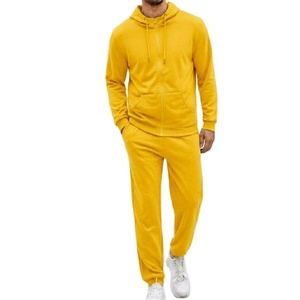 Mens autumn winter tracksuit hooded casual athletic sweat <b>suit</b> plus size cotton blend warm comfortable quick dry set - Product Image 1