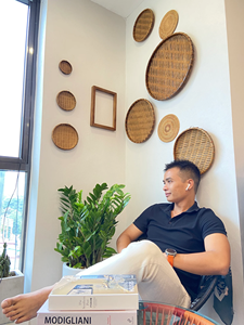 Set of 9 <b>Hanging</b> Wall <b>Basket</b> Decor Wall <b>Wicker</b> <b>Basket</b> Decor, <b>Wicker</b> Wall Art Home Decor Boho, Boho Wall Weave Wall <b>Hanging</b> - Product Image 3