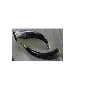 Par de bocina con punta de acero y Llanta, claxon decorativo de la mejor calidad, color natural, precio barato y oferta - Product Image 1