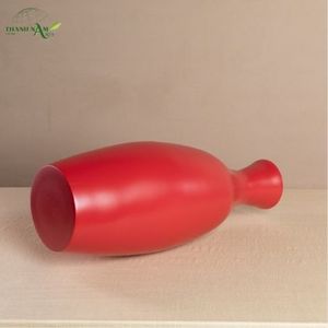 Vase en bambou enroulé Art Déco artisanal avec finition laquée écologique Décoration de table durable pour la maison et l'usage commercial - Product Image 2
