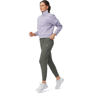 Femmes taille haute Capri Joggers personnalisé de haute qualité respirant évacuation de la transpiration vêtements d'entraînement été Fitness toile peinte - Product Image 2