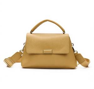 Borsa a Tracolla in Vera Pelle con Motivo Lichee Vintage e Doppio Cinturino per Donne - Uso Quotidiano e Viaggi - Product Image 2