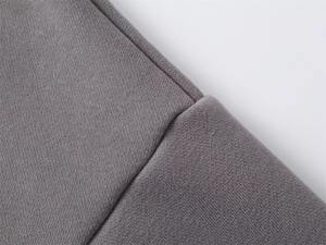 Blanc coupe régulière pull à capuche 250g polaire hiver brodé poche goutte épaule à capuche ensemble pour hommes femmes 2025 - Product Image 2