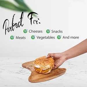 เขียงไม้ทรงสี่เหลี่ยมสำหรับหั่นอาหารปลอดภัยสำหรับบ้านและห้องครัวสำหรับชีสและของว่างสำหรับร้านอาหาร - Product Image 2