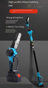 <span class=keywords><strong>Sega</strong></span> a <span class=keywords><strong>Filo</strong></span> per Giardino, <span class=keywords><strong>Sega</strong></span> per Potatura a Batteria al Litio 21V, Motosega Telescopica a Manico Lungo, Cesoie da Potatura per Giardino - Product Image 6