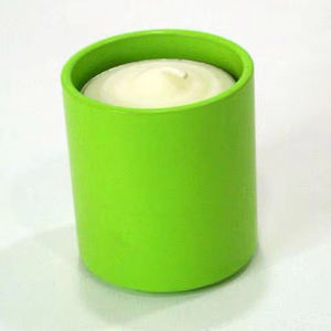 Cilindro verde regalo Navidad vela decoraciones - Product Image 1