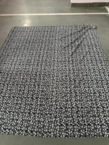 Manta de algodón con estampado de bloques de edredón Kantha negra hecha a mano, colcha reversible Kantha, colcha Bohemia India para uso en Hotel - Product Image 3