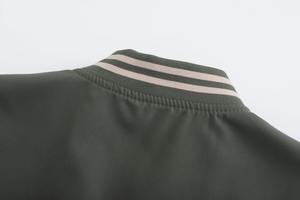 Chaqueta Acolchada de Lona Personalizada con Estampado Personalizado, Cuello Alto, Manga Larga, Logotipo Frontal para Hombre - Product Image 6