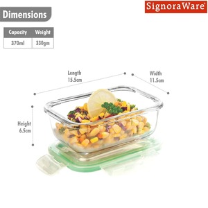 ภาชนะแก้วทรงสี่เหลี่ยมผืนผ้าสำหรับเก็บอาหารจากซัพพลายเออร์อินเดีย สำหรับจัดระเบียบห้องครัว มีจำหน่ายแล้ว - Product Image 2