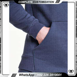 Nouvelle mode de sweats à capuche légers pour hommes vente en gros de sweats à capuche zippés avec logo personnalisé grande taille pour hommes - Product Image 5