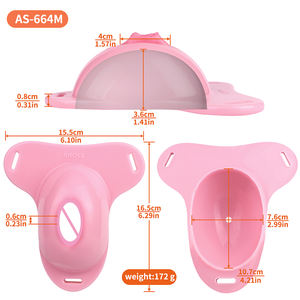 Come-664 YD2 nuova rosa rosa Sissy invisibile cintura di castità gabbia per adulti giochi mutandine maschio grande Silicone gabbia pene travestimento giocattolo del sesso - Product Image 6