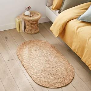 Fresh Quality Indian Handwoven Jute Rugs Modern Design Vintage <b>Runner</b> Machine Washable New Trend Room Decor Large <b>Carpet</b> <b>Hallway</b> - Product Image 2