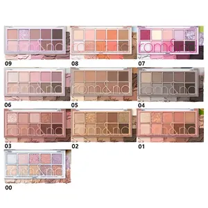 ROM & ND mieux que la palette d'ombres à paupières 10 couleurs, palette de poudre de maquillage pour les yeux, cosmétiques coréens k-beauty