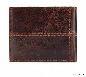 Portefeuille en cuir de vache véritable 100% personnalisé le plus vendu à l'exportation pour hommes au meilleur prix de gros - Product Image 3