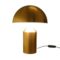 Lampe de table en métal doré de qualité supérieure, style européen moderne, décorative, AC/DC, à intensité variable, écologique, protectrice des yeux, de luxe, 20 pouces, tactile