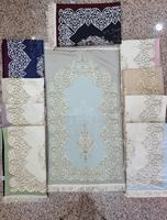 Tapis de prière musulman en coton turc, fabriqué à la machine, durable, antimicrobien, lavable, motif original pour les voyages, le camping, la maison et la voiture