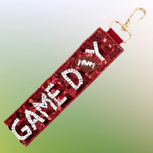 Handcrafted Gameday Keychain with Sequin Beads Fashionable Accessories for <b>Fans</b> & Teams <b>Personalized</b> in Team Colors in 2025 - Product Image 4