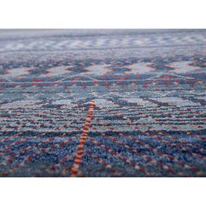 Tapis géométrique bleu Freedom Manchaha en laine et soie de bambou noué à la main pour la décoration de la maison et du salon - Les-8235 Jaipur Rugs US - Product Image 3