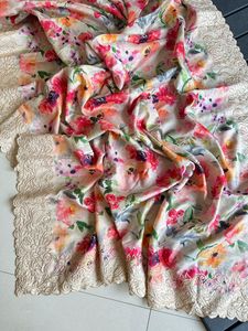 Ấn Độ cửa hàng mới nhất phong cách màu hồng ưa thích Saree tusssar vải lụa độc quyền Sari thiết kế Saree với áo bên mặc hợp thời trang - Product Image 4