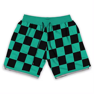 Shorts de sport décontractés pour hommes 100% coton légers en maille sublimée unie à séchage rapide respirant fabriqués au Pakistan - Product Image 3