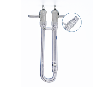 Tubo de Vidrio en Forma de U Personalizable OEM, Tubo de Muestra de Carbón Activado para Determinación de Butano, Uso en Laboratorio Según ASTM D5228 - Product Image 2