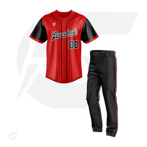 Uniforme de béisbol y sóftbol con diseño personalizado OEM ODM, uniforme con logotipo de equipo impreso personalizado, uniforme de béisbol con Camisa lisa - Product Image 3