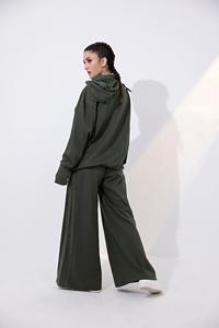 เสื้อสเวตเชิ้ตโอเวอร์ไซส์ปักโลโก้แบบ 3 มิติ ผ้าเฟรนช์เทอร์รี่ ชุดแทรคสูทสำหรับผู้หญิง ผ้าฝ้าย 100% เนื้อหนา พิมพ์ลายหนา - Product Image 6