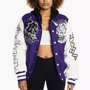 Blouson Bomber Homme Personnalisé Imprimé en Relief Style Universitaire Hiver avec Motif Sportif Collégial - Product Image 6