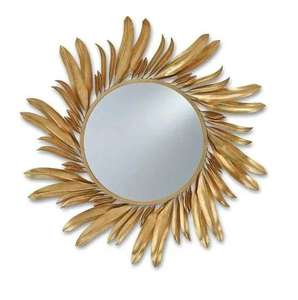 Most Selling Luxury Quality Gold Plated Metal <b>Wall</b> <b>Mirror</b> For Home Livingroom Hotel Hallway Decoration Use <b>Hanging</b> <b>Wall</b> <b>Mirror</b> - Product Image 2