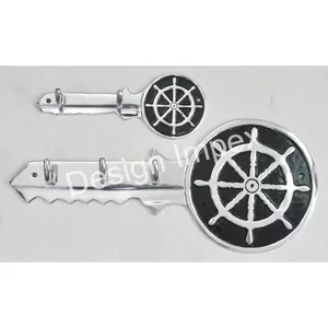船轮壁钩具有竞争力的价格铸铝高品质独家质量圆形壁钩航海风格钥匙扣