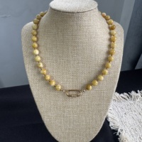Collier de 15 perles de pierres précieuses colorées faites à la main, étanche, en or 18 carats, réglable, bijoux en pierres naturelles pour femmes