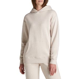 2025 venta al por mayor de alta calidad de las mujeres bordadas suéter suelto 100% algodón Casual Sudadera con capucha deportiva - Product Image 1