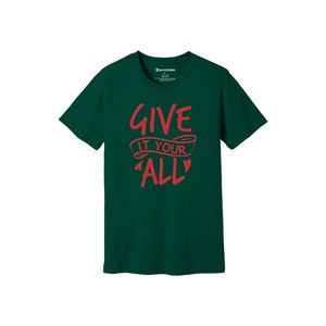 Camiseta de algodón 100% con temas de bondad, estampado de estilo informal, 12 opciones de color, 160-180, colocación de diseño personalizable GSM pesado - Product Image 1