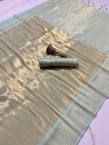 Robe de soirée en soie tissée or, tenue de mariée traditionnelle avec une belle Blouse, couleur tendance - Product Image 4